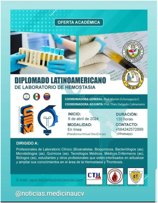 Diplomado Latinoamericano de Laboratorio de Hemostasia