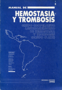 Manual de Hemostasia y Trombosis